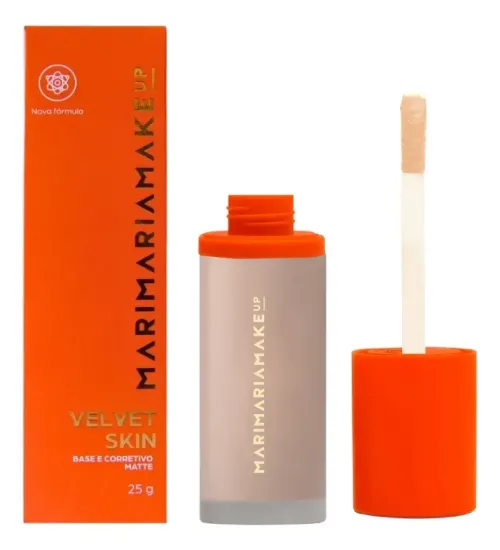 Base E Corretivo Matte Mari Maria Velvet Skin 25G