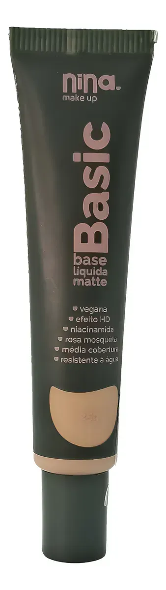 Base Liquida Matte Basic 25g - Nina Make Up