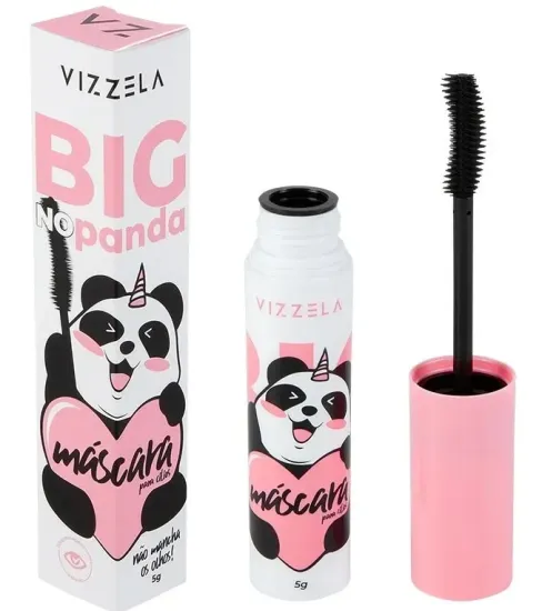 Máscara de Cílios Big No Panda Vizzela Vegano Preto