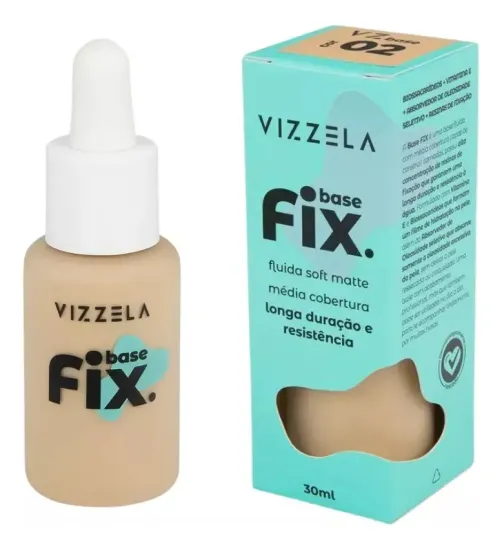 Base Líquida Fix - Vizzela - 30ml